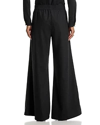 Wool Blend Wide Leg Pants