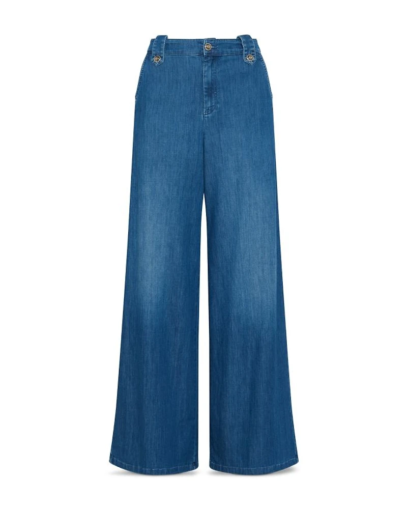 Wide Leg Jeans Blue
