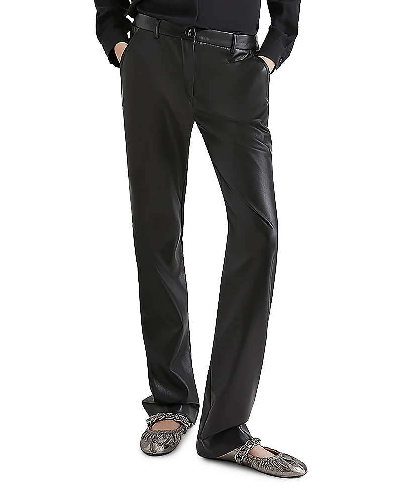 Marella Teodora Faux Leather Pants