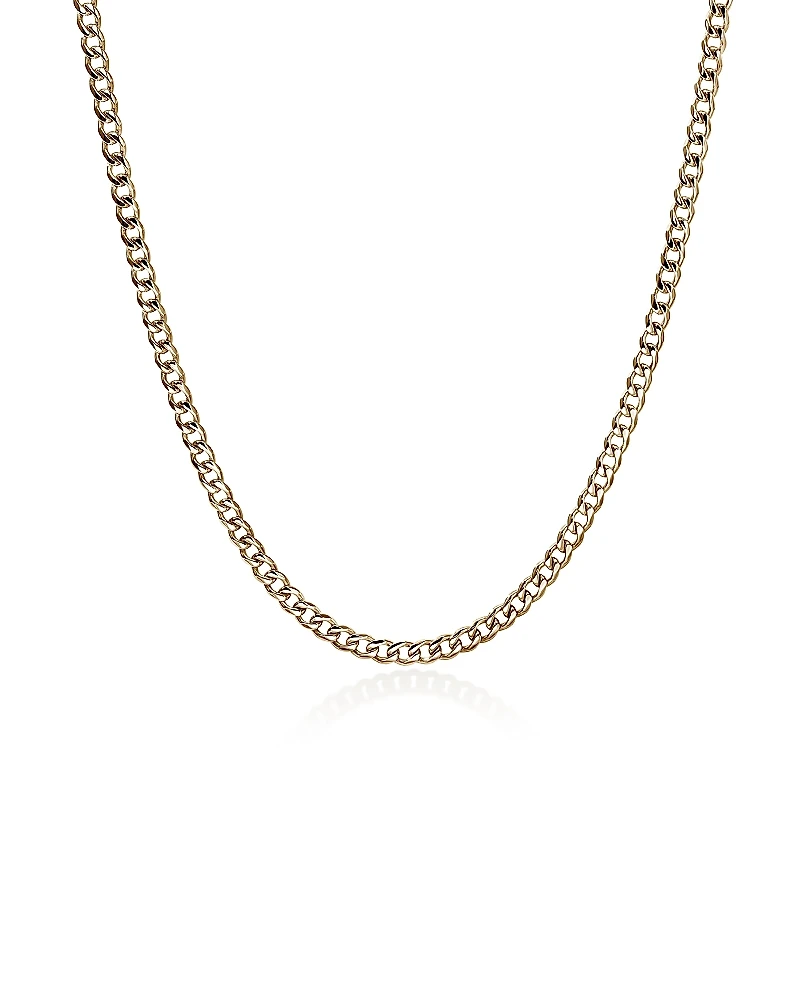 John Hardy 14K Yellow Gold Curb Chain Necklace, 22