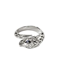 Sterling Silver Blue Sapphire Naga Ring