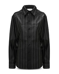 Faux Leather Shirt