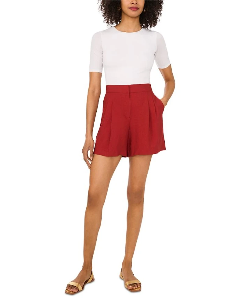 Pleated Shorts