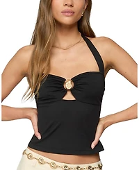 Edikted Delcy Cut Out Halter Top