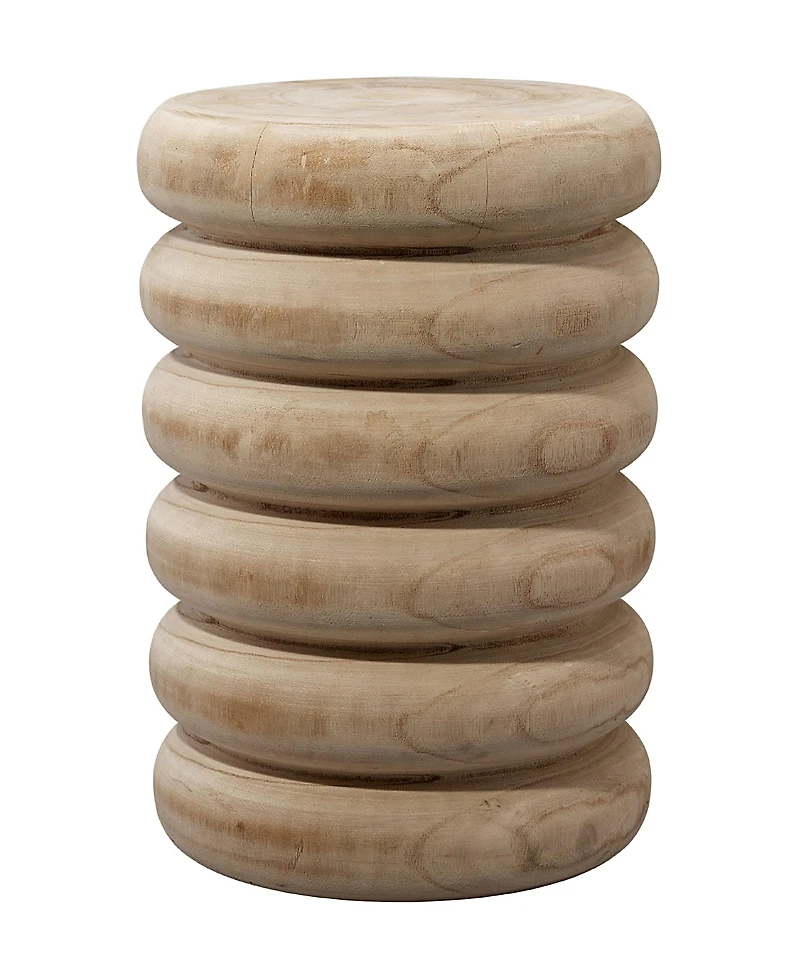 Jamie Young Mojave Wood Side Table