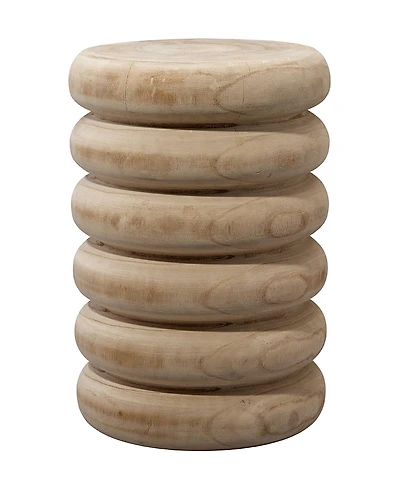 Jamie Young Mojave Wood Side Table