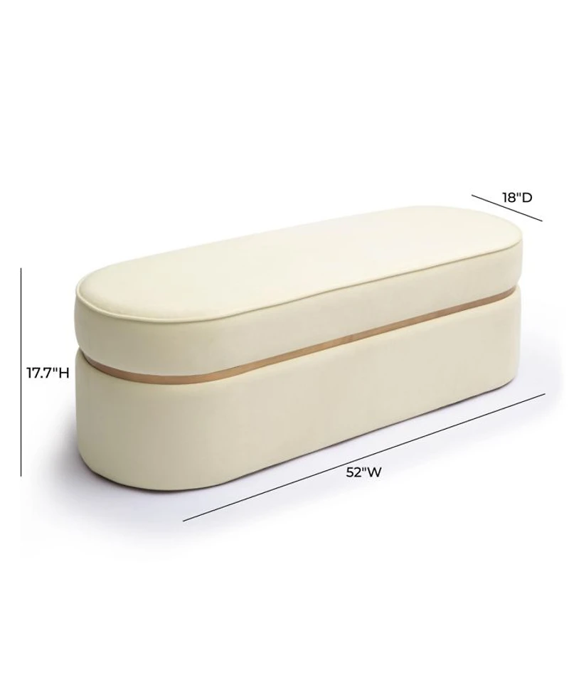 Pomp Velvet Bench