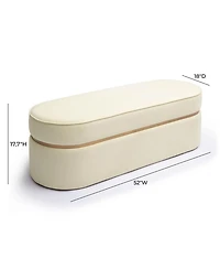 Pomp Velvet Bench