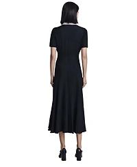 Bethan Crepe Midi Shirt Dress