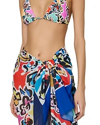 Rainbow Oasis Cover-Up Sarong