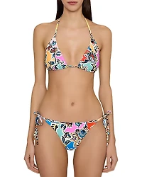 Milly Rainbow Oasis Triangle Bikini Top