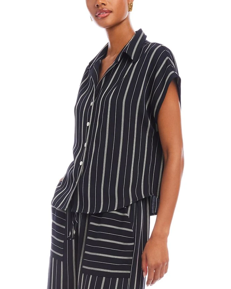 Colette Button Up Top
