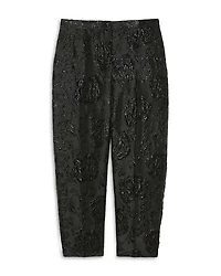 Demetra Floral Jacquard Pants
