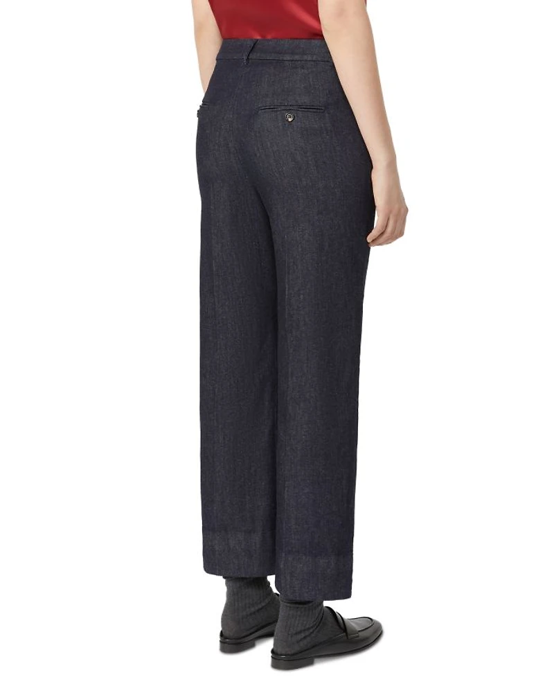Denim Flare Pants