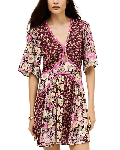 Indrea Keyhole Mini Dress