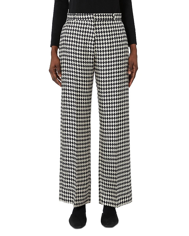 Max Mara Rieti High Rise Silk Pants
