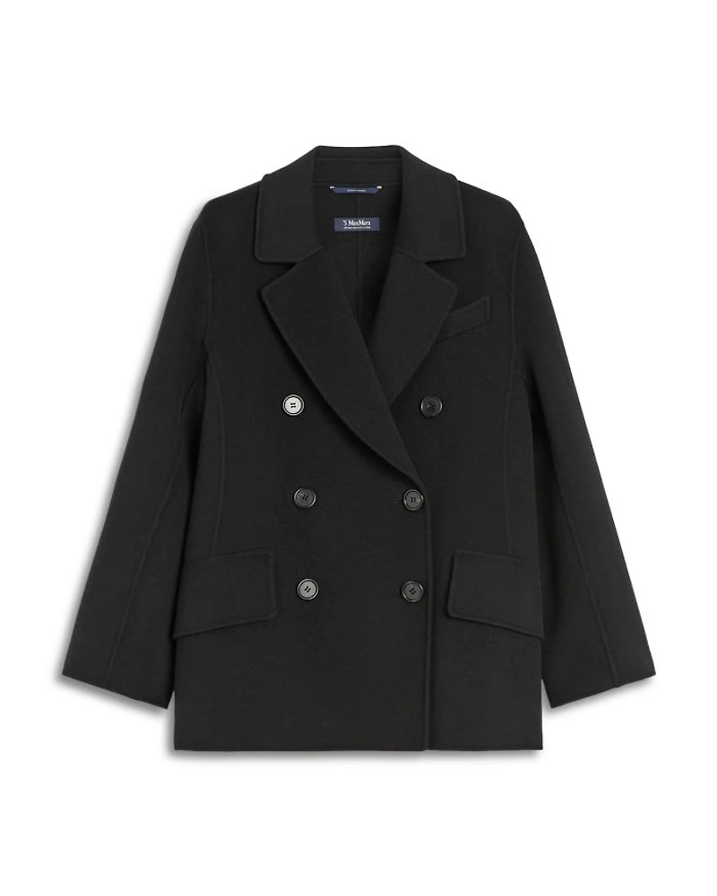 Wool Double Breasted Peacoat