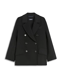 Wool Double Breasted Peacoat