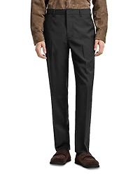 Emporio Armani Regular Fit Wool Trousers