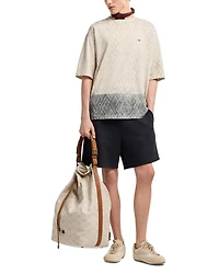 Jacquard Bermuda Pull on Shorts