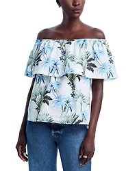 Palisade Palms Off-the-Shoulder Top