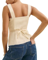 Viola Linen Top