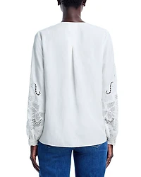 Juni Lace Trim Top