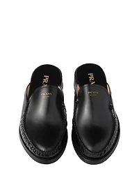 Women's Brushed Leather Mules