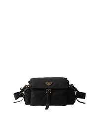 Explore Medium Re-Nylon Shoulder Bag With Flap