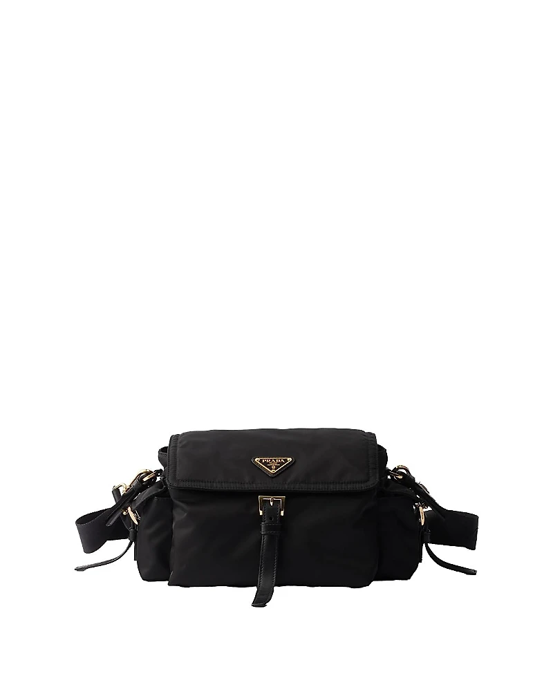 Prada Explore Medium Re-Nylon Shoulder Bag With Flap