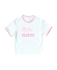 Bits & Bows Girls' Little Sister Crewneck T-shirt