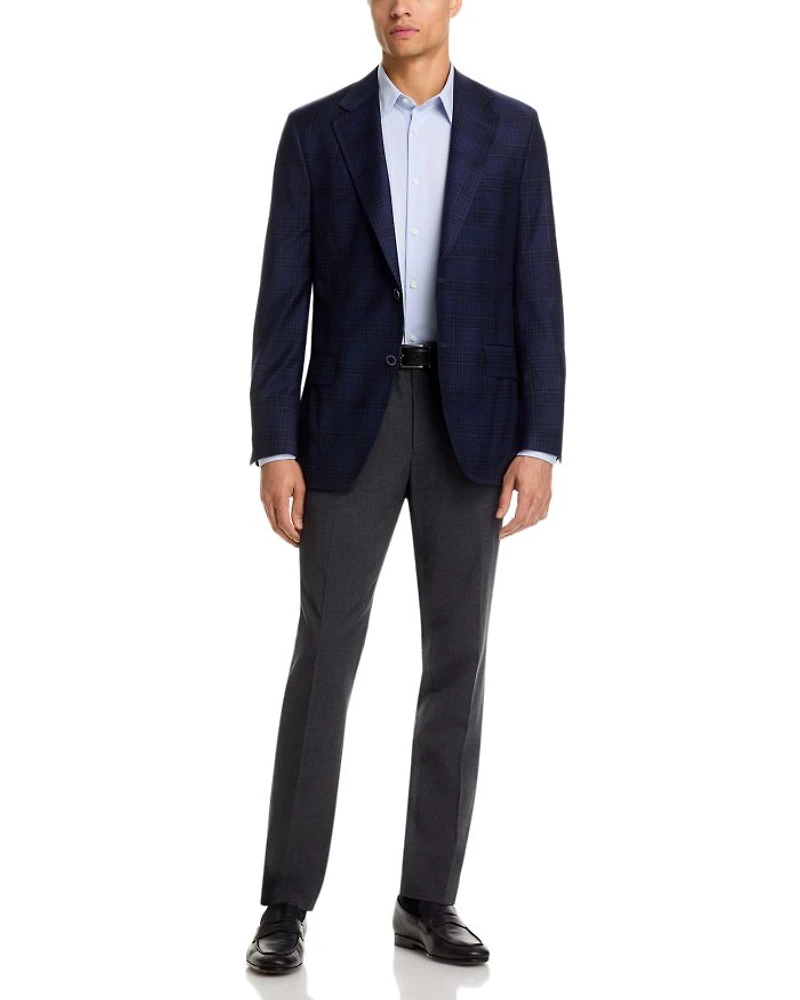 Brushed Plaid Hyperlight Regular Fit Soft Jacket