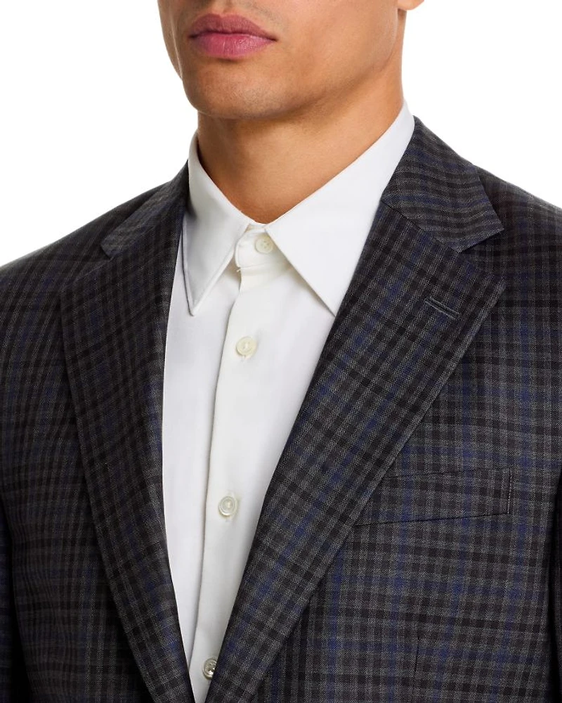 Flynn Check Windowpane Wool Regular Fit Sportscoat
