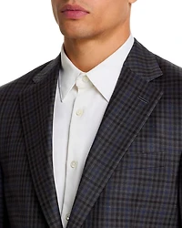 Flynn Check Windowpane Wool Regular Fit Sportscoat