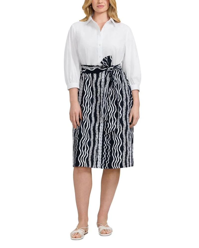 Plus Esther 34 Braid Dress