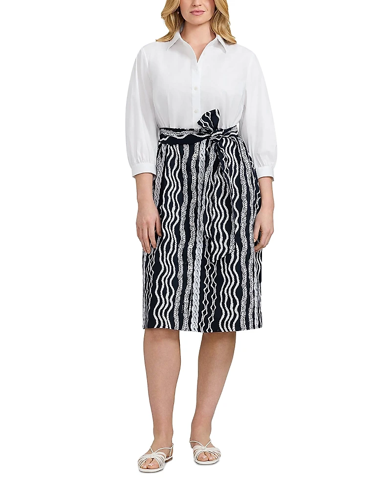 Foxcroft Plus Esther 34 Braid Dress