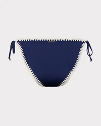 Crocheted Trim Tie Side Bottom
