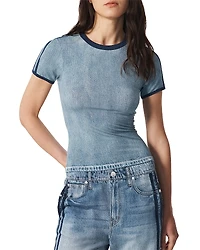 rag & bone Miramar Track Baby Tee