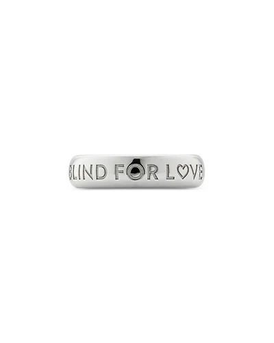 Sterling Silver Blind for Love Polished Band