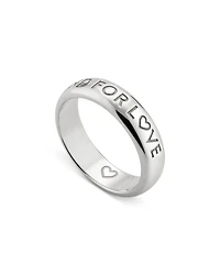 Sterling Silver Blind for Love Polished Band