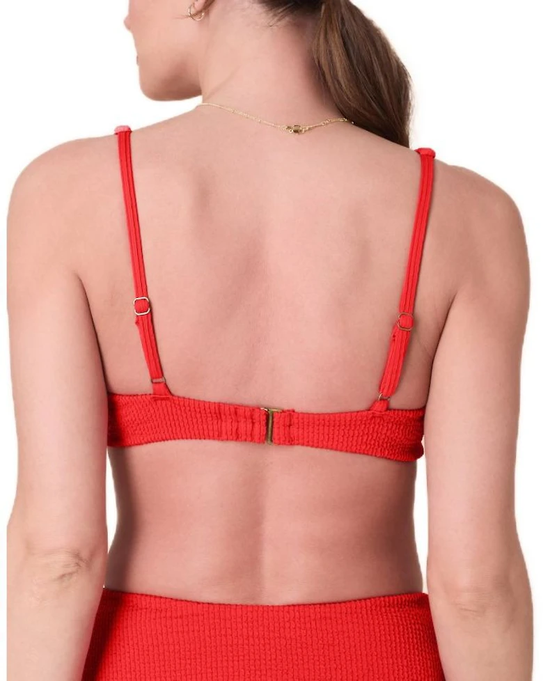 Women's Amor Gathered Triangle Bikini Top
