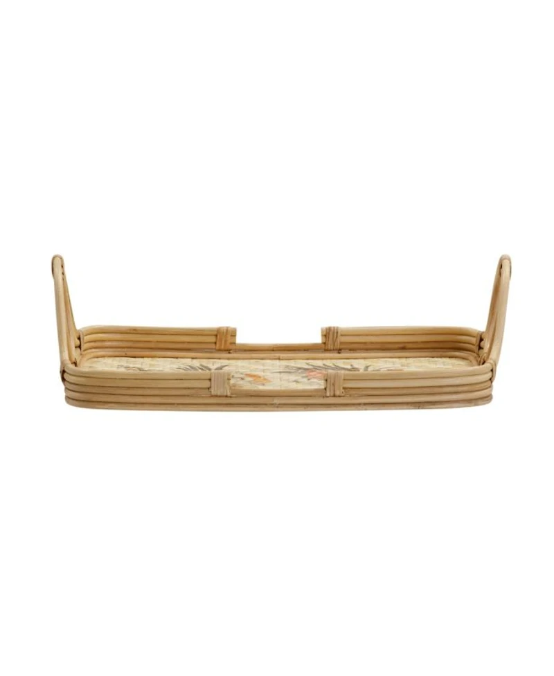 Corey Floral Bamboo Tray
