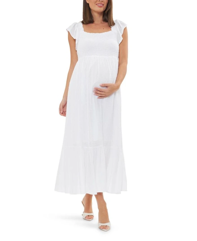 Hail Spot Frill SleeveDress