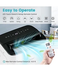 13,000 BTU Portable Air Conditioner with Cool, Fan, Heat & Dehumidifier