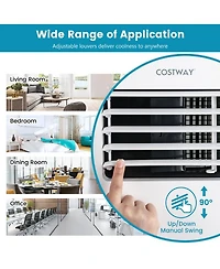 8000 BTU Portable Air Conditioner 3-in-1 AC Unit with Cool Fan Dehum Sleep Mode
