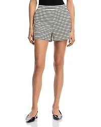 Veronica Beard Brighton Striped Shorts