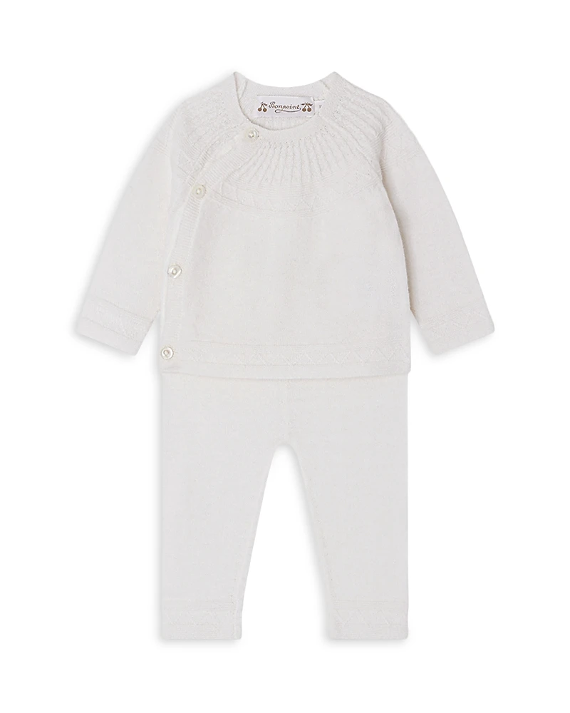 Bonpoint Girls' Jina Sweater & Leggings Set - Baby
