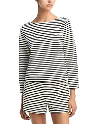 Veronica Beard Hovey Striped Top