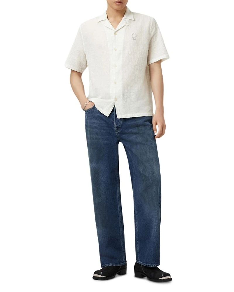 Admon Relaxed Fit Short Sleeve Camp Shirt