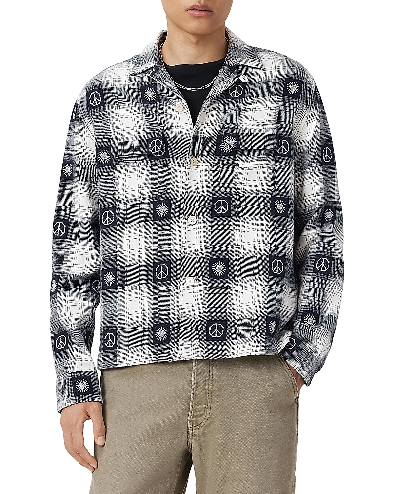 Allsaints Castor Relaxed Fit Long Sleeve Shirt